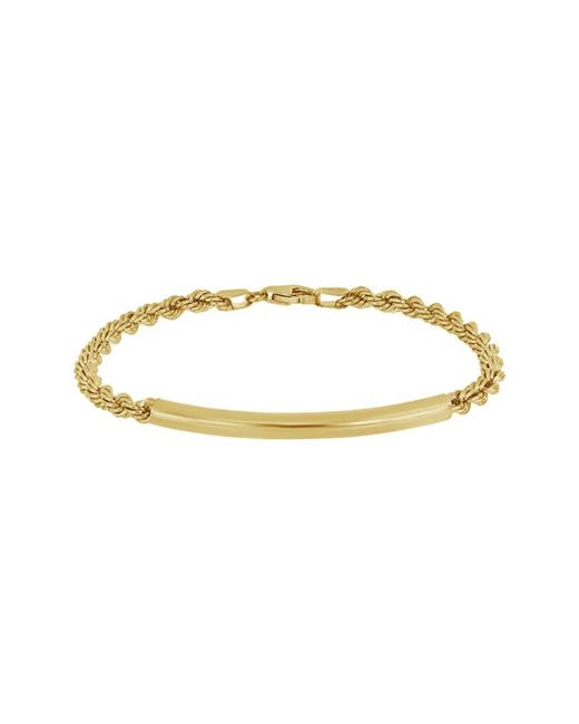 Bony Levy 14K Gold Bar Pendant Bracelet in at