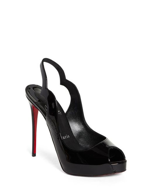 Christian Louboutin Hot Chick Peep Toe Slingback Pump in at