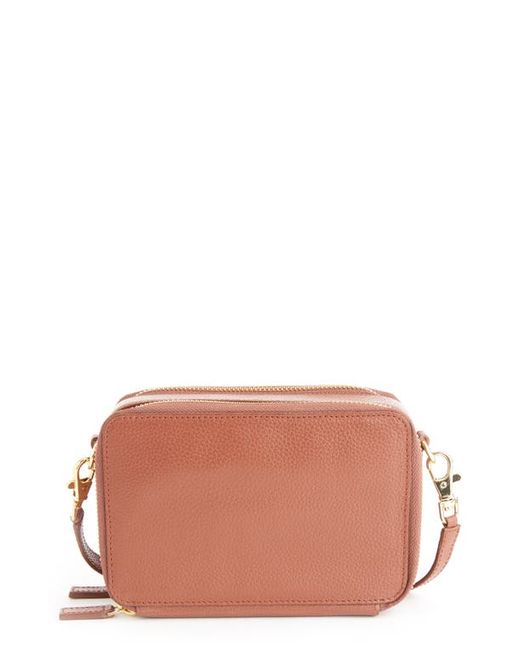 ROYCE New York Leather Crossbody Camera Bag in at