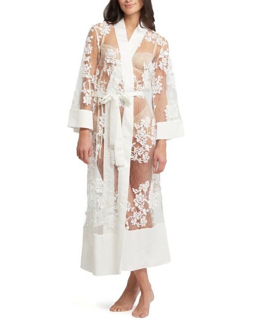 Rya Collection Charming Embroidered Lace Robe in at