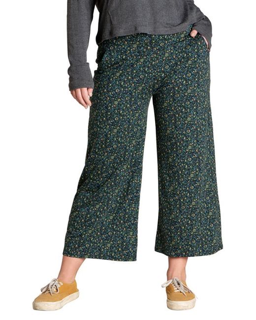 Toad & Co Chaka Wide Leg Knit Crop Pants in at