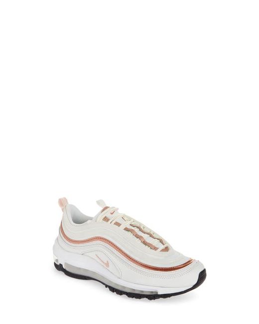 Nike Air Max 97 Sneaker in White Bronze/White at