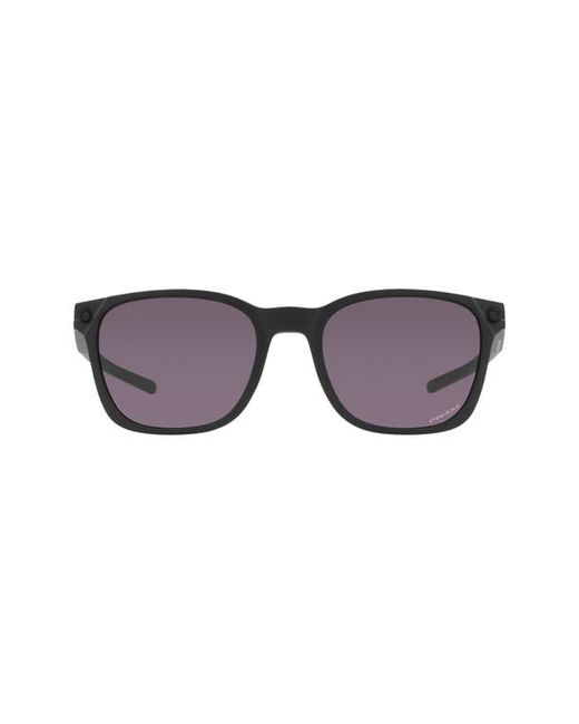 Oakley Oakely Prizmtrade 55mm Sunglasses in Matte Black/Prizm Grey at