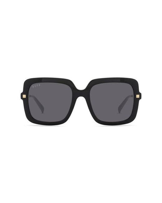 Diff Sandra 55mm Polarized Square Sunglasses in at