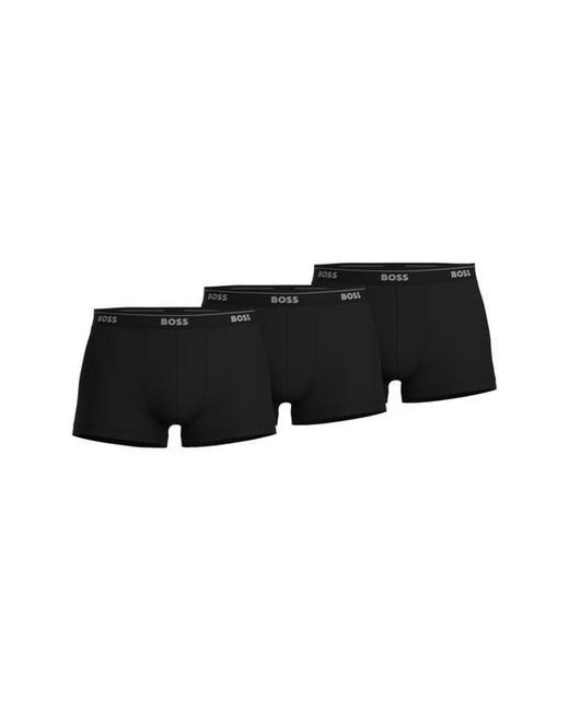Boss 3-Pack Classic Cotton Trunks in at