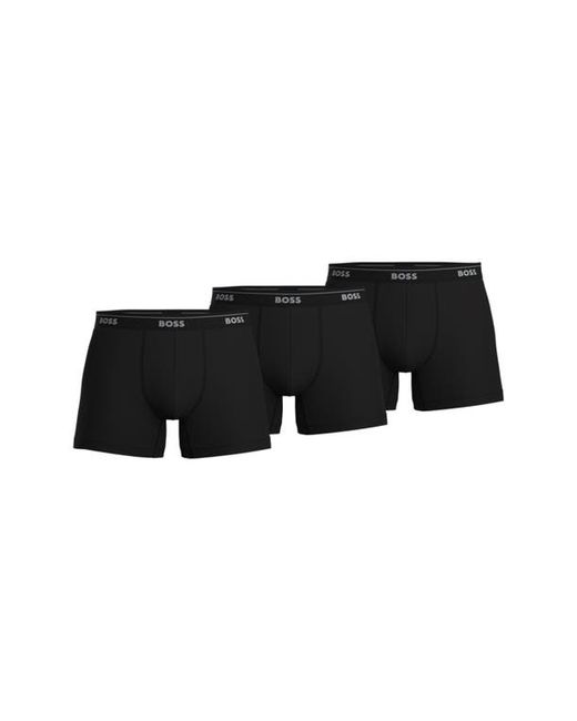 Boss 3-Pack Classic Cotton Boxer Briefs in at