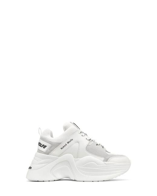 Naked Wolfe Track Double Chunky Platform Sneaker in at