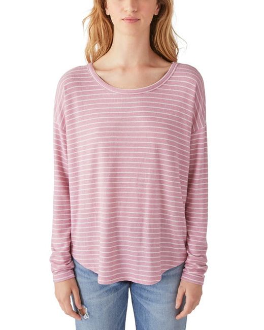 Lucky Brand Long Sleeve Cloud Jersey Top in at