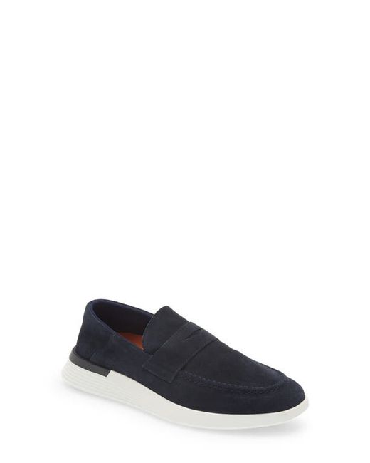Wolf & Shepherd Crossover Loafer in Navy White at