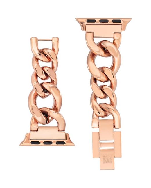 AK Anne Klein Apple Watch Chain Link Bracelet Watchband in at
