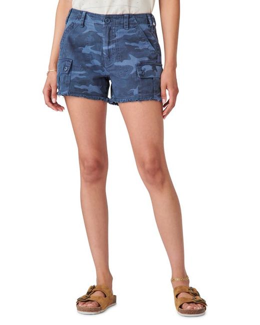 Lucky Brand Frayed Hem Cotton Utility Shorts in at