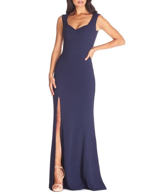 Dress the population Monroe Side Slit Gown in at
