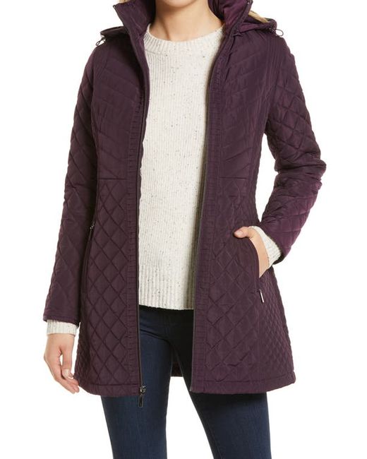 Gallery Quilted Jacket with Removable Hood in at