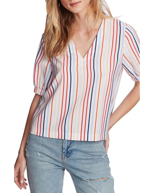 Court & Rowe Tropical Stripe Blouse in at