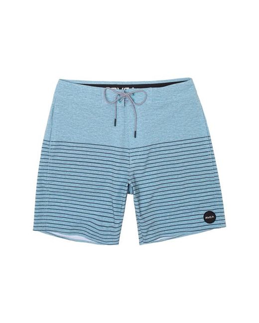 Rvca Current Stripe Water Repellent Board Shorts in at
