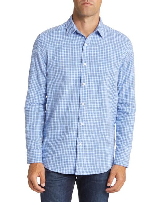 Johnston & Murphy Reversible Woven Button-Up Shirt in at