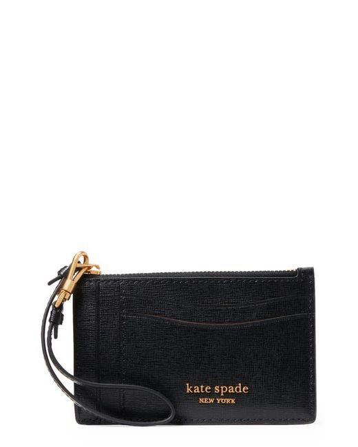 Kate Spade New York morgan leather wristlet card case in at