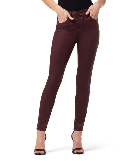 Joe's The Charlie Coated High Waist Ankle Skinny Jeans in at
