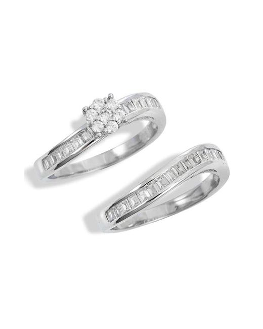 Savvy Cie Jewels Set of 2 Cubic Zirconia Rings in at