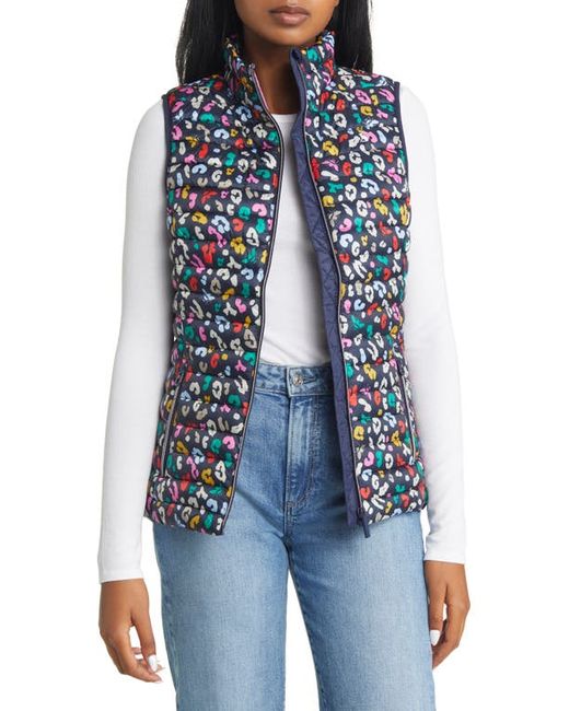 Joules Animal Print Water Resistant Puffer Vest in at