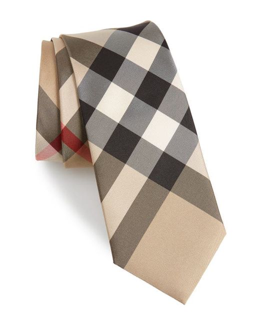 Burberry Manston Exploded Check Silk Tie in at