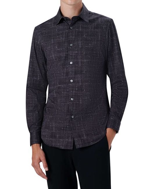Bugatchi OoohCotton Tech Long Sleeve Button-Up Shirt in at