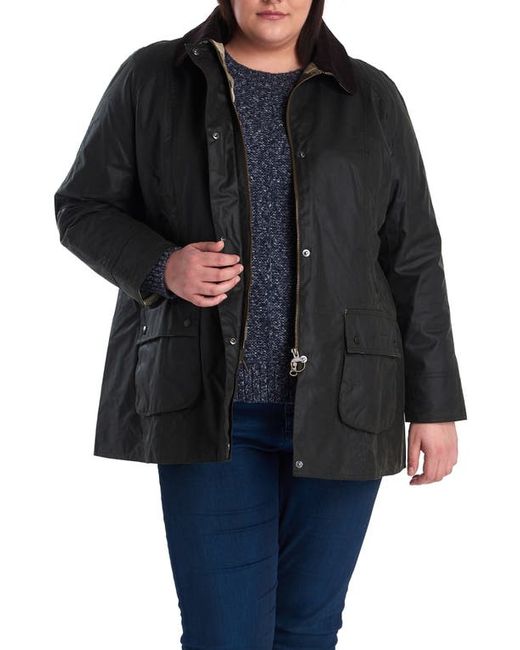 Barbour Beadnell Waxed Cotton Jacket in at