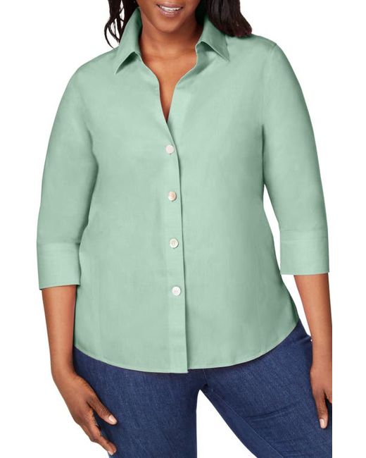Foxcroft Paige Button-Up Shirt in at