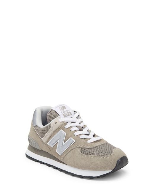 New Balance 574 Classic Sneaker in Grey/White at