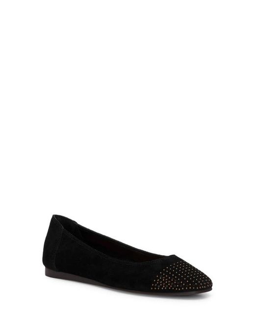 Lucky Brand Abbitha Studded Cap Toe Flat in at