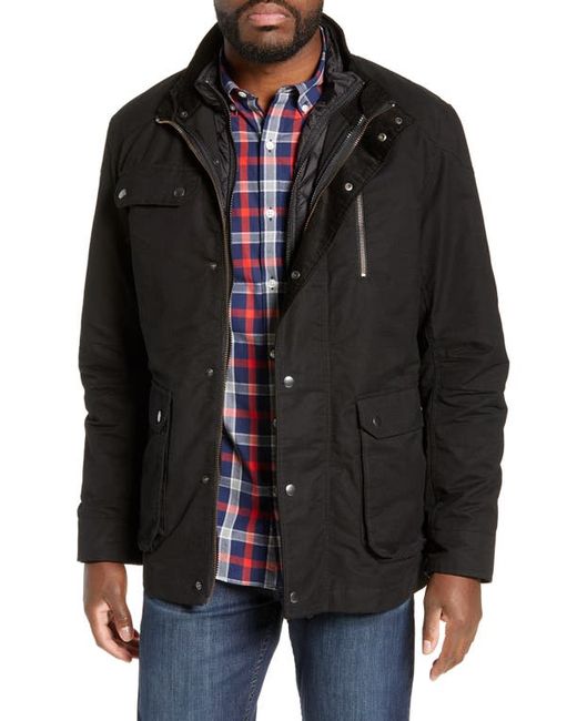 Rodd & Gunn Harper Water Resistant 3-in-1 Waxed Canvas Jacket in at
