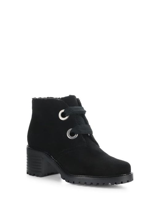 Bos. & Co. Bos. Co. Index Leather Ankle Boot in Suede/Mini Sherpa at