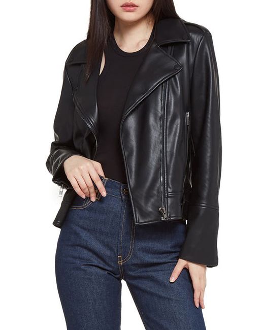 Apparis Sofi Faux Leather Moto Jacket in at