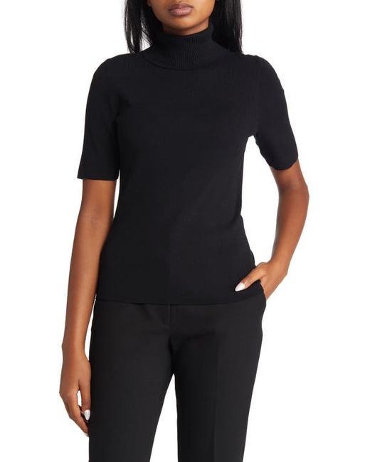 AK Anne Klein Ribbed Turtleneck Sweater in at