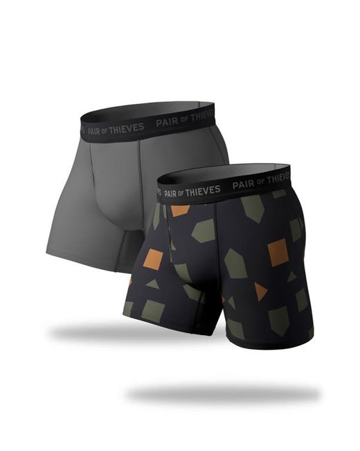 Pair of Thieves Assorted 2-Pack SuperFit Performance Boxer Briefs in at