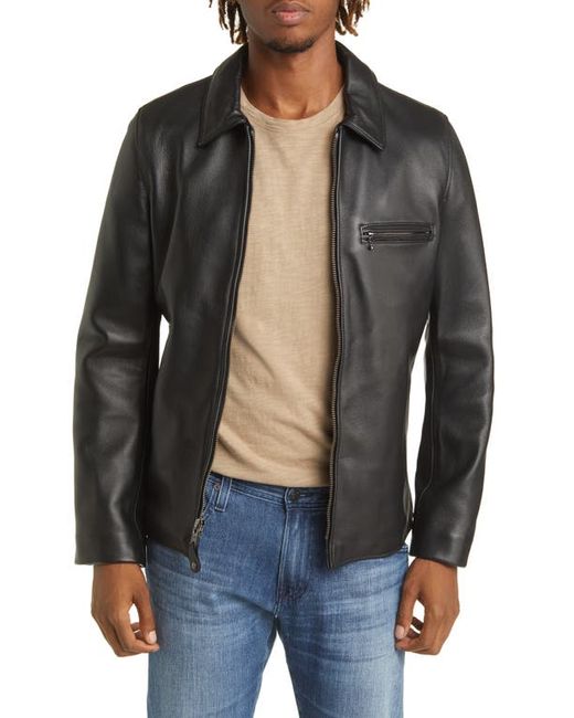 Schott Waxy Leather Delivery Jacket in at