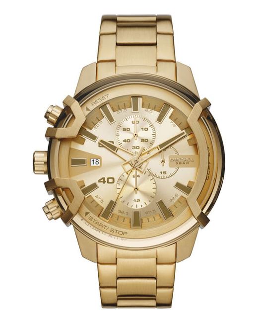 Diesel® DIESEL Griffed Chronograph Bracelet Watch 48mm in at