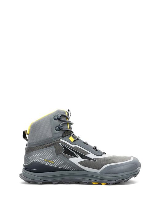 Altra Lone Peak All Weather Trail Hiking Boot in Yellow at