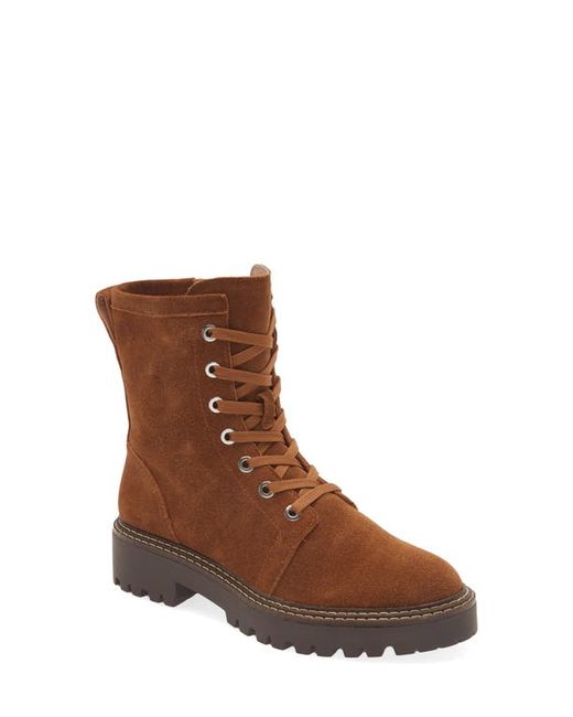 Nordstrom Moonie Water Resistant Leather Combat Boot in at