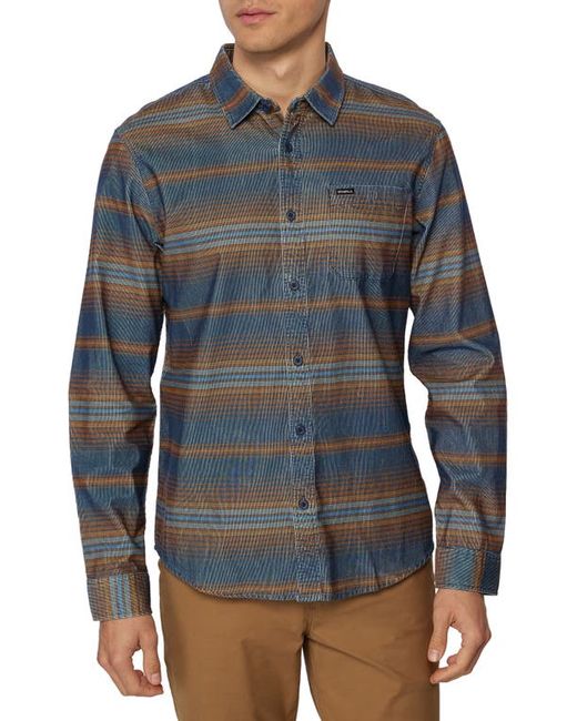 O'Neill Caruso Stripe Button-Up Shirt in at