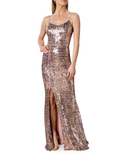 Dress the population Tori Sequin Mermaid Gown in at