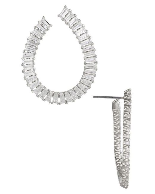 Nadri Chateau Cubic Zirconia Front to Back Earrings in at