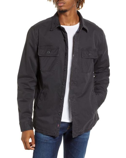 Faherty CPO Blanket Lined Organic Cotton Shirt Jacket in at