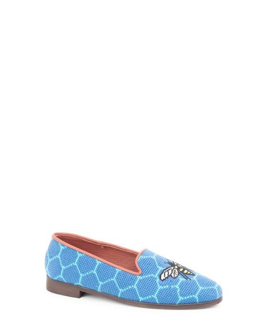 ByPaige Needlepoint Honeycomb Bee Flat in at
