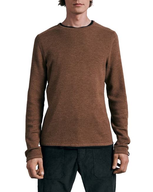 Rag & Bone Collin Wool Crewneck Sweater in at