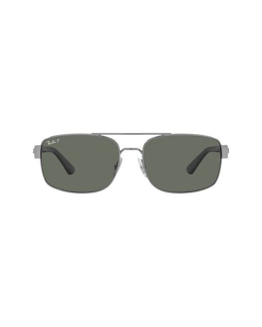 Ray-Ban 61mm Pillow Polarized Sunglasses in at