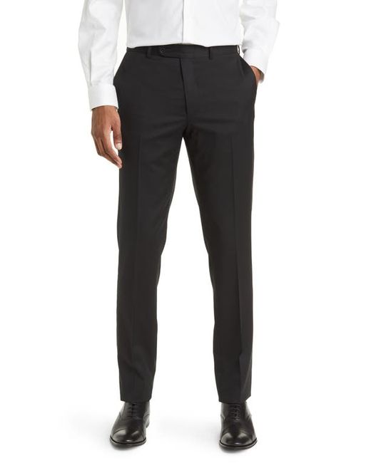 Peter Millar Tailored Stretch Wool Flat Front Trousers in at