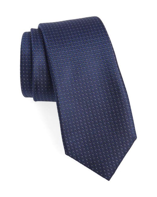 Canali Neat Silk Tie in at