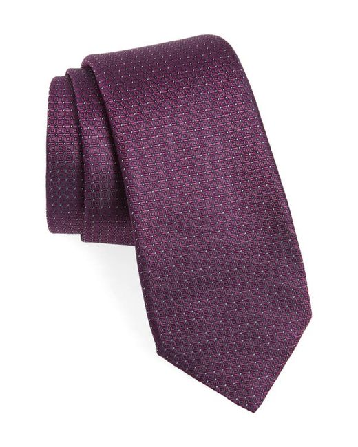 Canali Neat Silk Tie in at