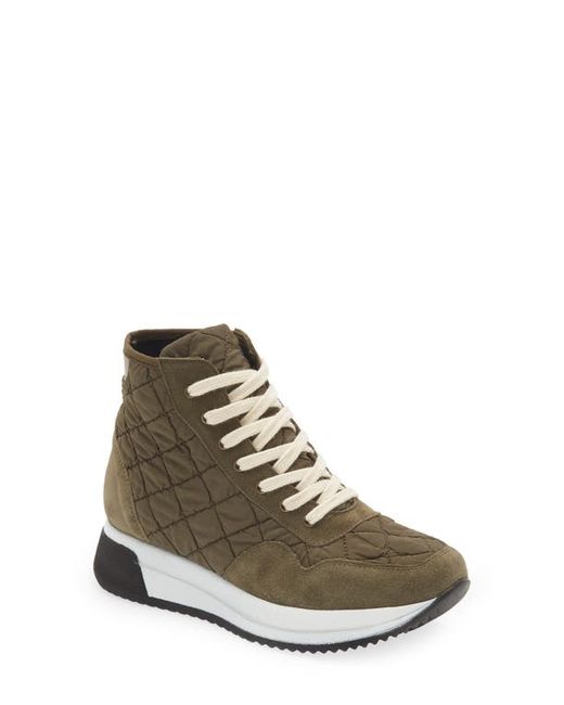 Cordani Logan Quilted Wedge Sneaker in at